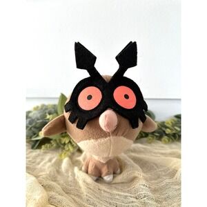 Pokemon Hoothoot Plush 6" vintage 2000 Nintendo bean bag plush Hasbro‎ owl